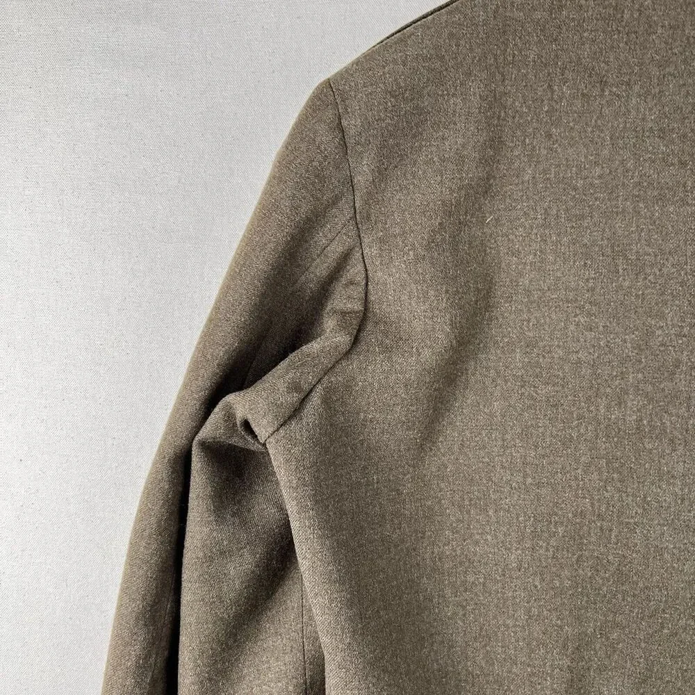 Vintage‎ 50s Wool Serge Olive Drab Jacket Men’s 38R Green Collared Staff Sargent